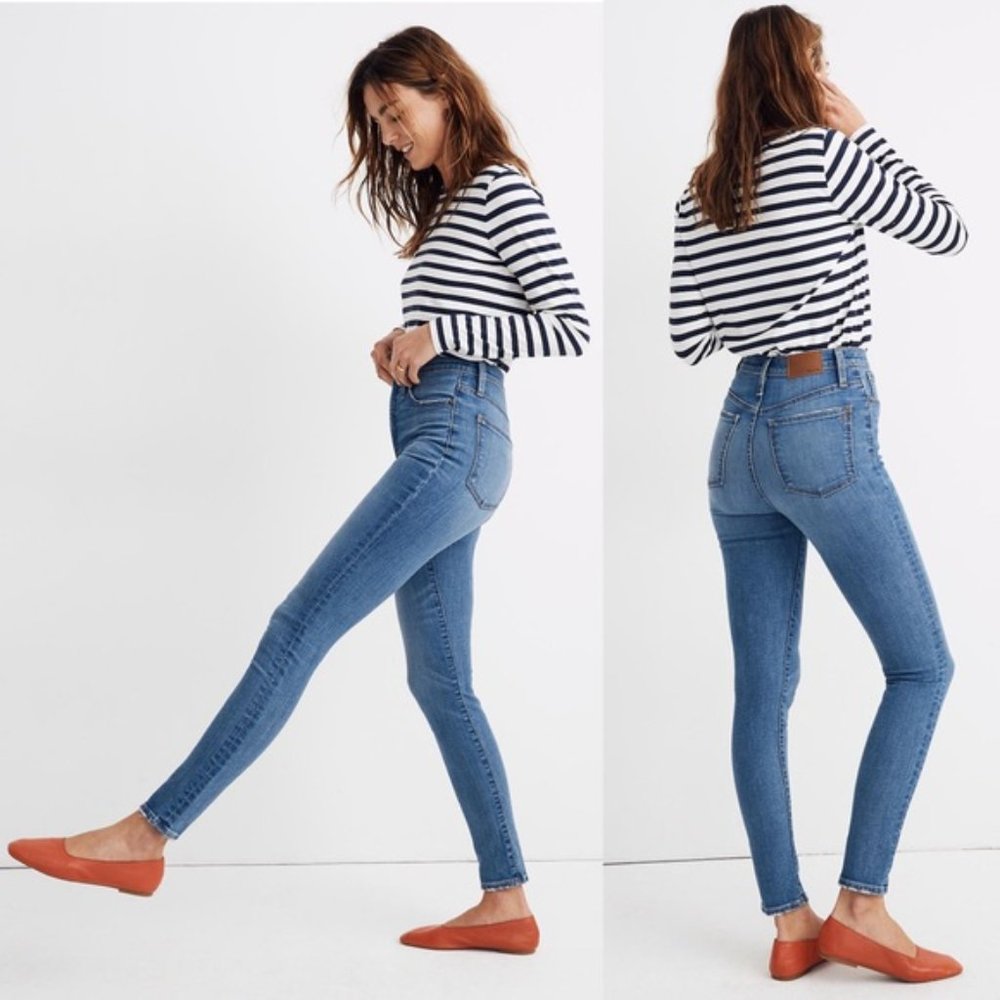 MADEWELL 11" High-Rise Skinny Jeans